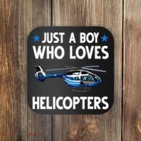 Funny Helicopter Gift Boy Pilot Aviator Coaster thumb 0