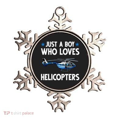 Funny Helicopter Gift Boy Pilot Aviator Ornament