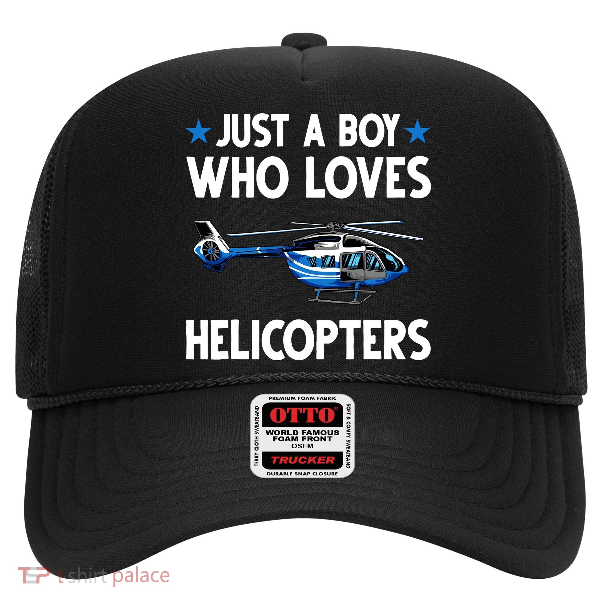 Funny Helicopter Gift Boy Pilot Aviator Hat