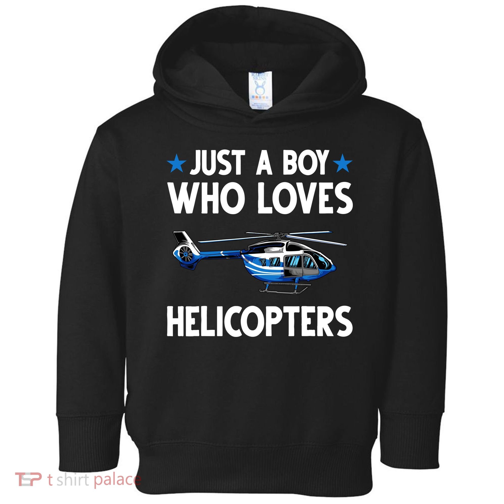 Funny Helicopter Gift Boy Pilot Aviator Toddler Hoodie
