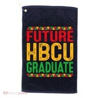 Future Hbcu Grad Girl Graduation Historically Black College Golf Towel thumb 0