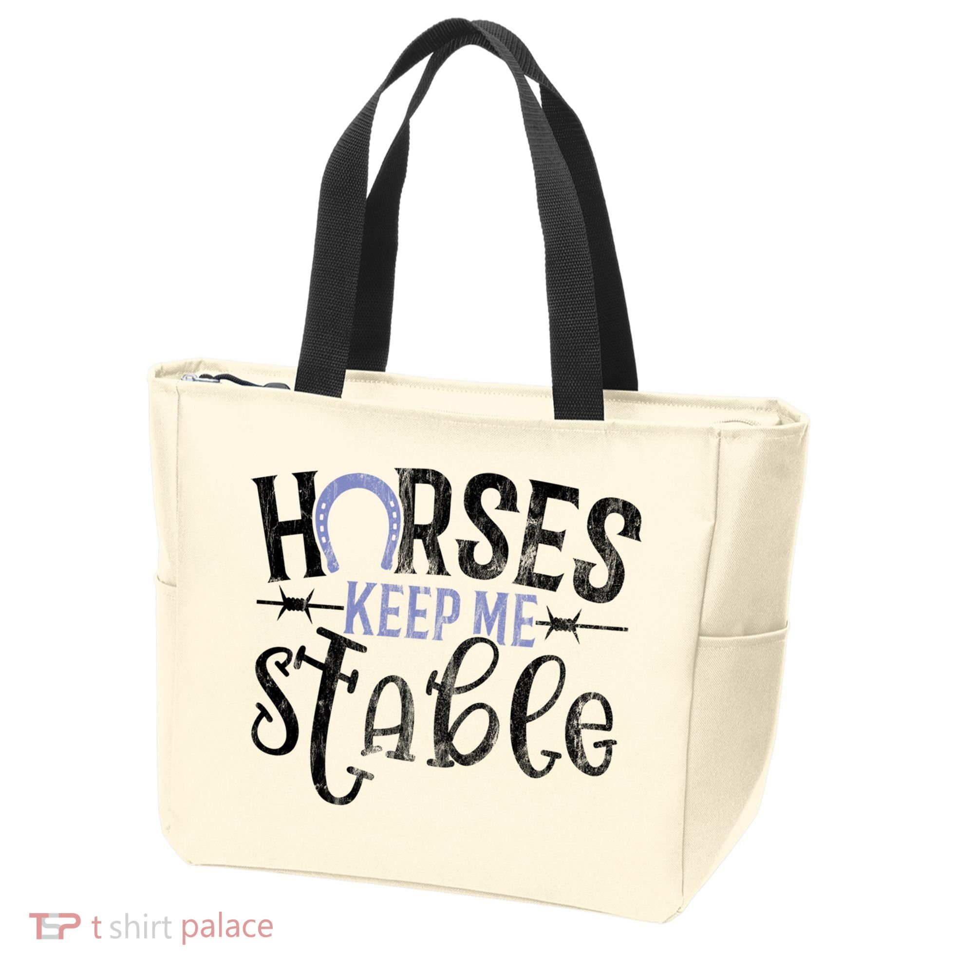 Funny Horse Gift For Women Horses Keep Me Stable Tote Bag