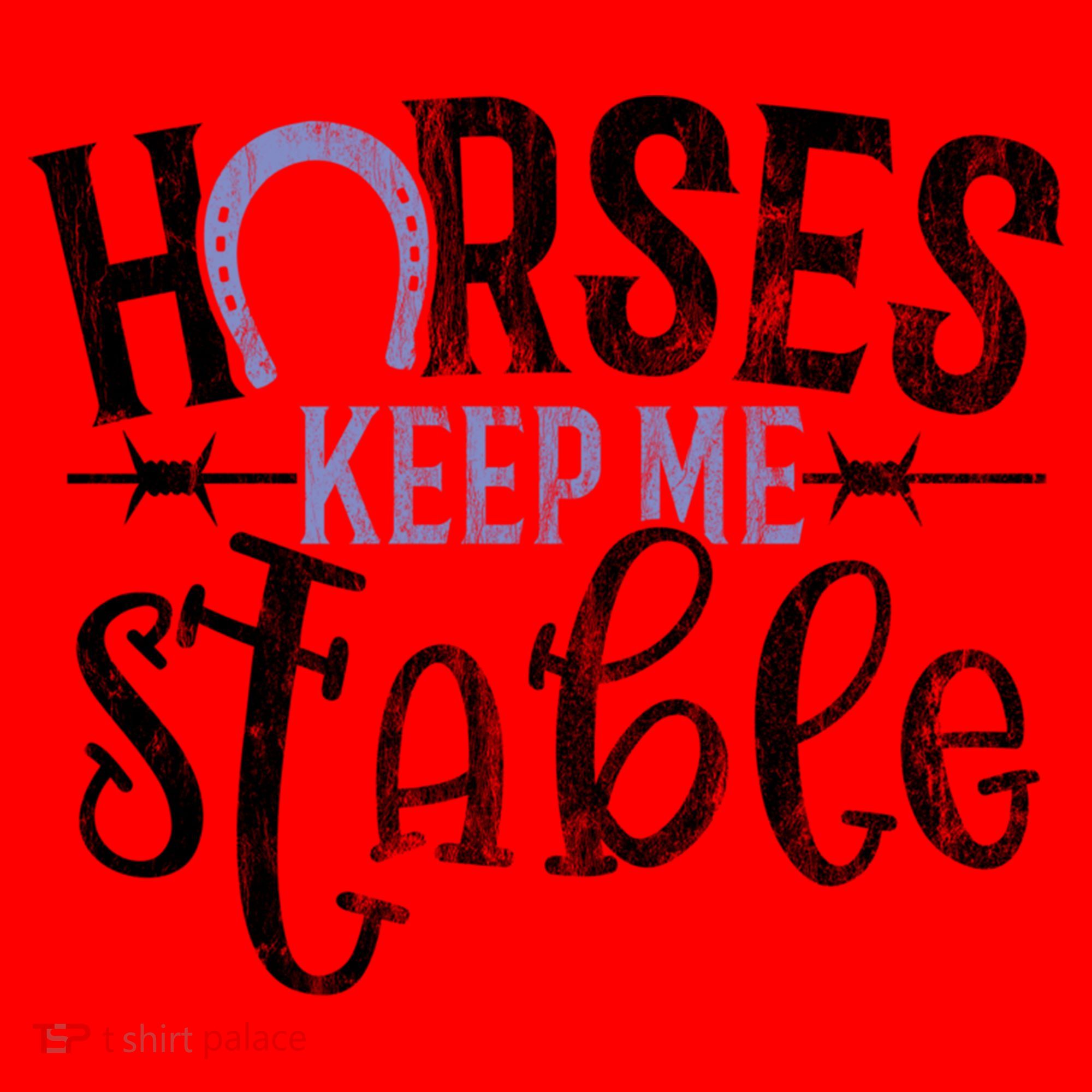 Funny Horse Gift For Women Horses Keep Me Stable Santa Hat
