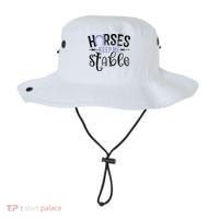 Funny Horse Gift For Women Horses Keep Me Stable Bucket Hat thumb 0
