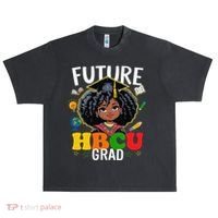 Future Hbcu Grad Afro Black History Month Urban Oversized Heavyweight T-Shirt thumb 0
