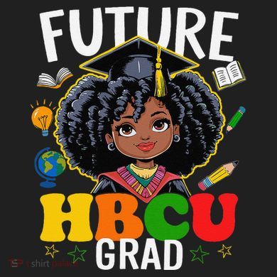 Future Hbcu Grad Afro Black History Month Urban Oversized Heavyweight T-Shirt