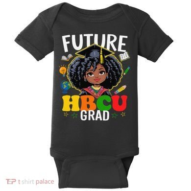 Future Hbcu Grad Afro Black History Month Baby Bodysuit