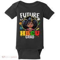 Future Hbcu Grad Afro Black History Month Baby Bodysuit thumb 0
