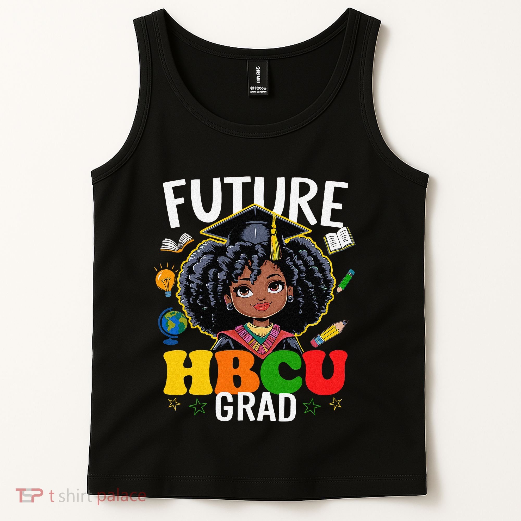 Future Hbcu Grad Afro Black History Month Tank Top