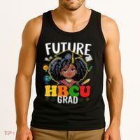 Future Hbcu Grad Afro Black History Month Tank Top thumb 3