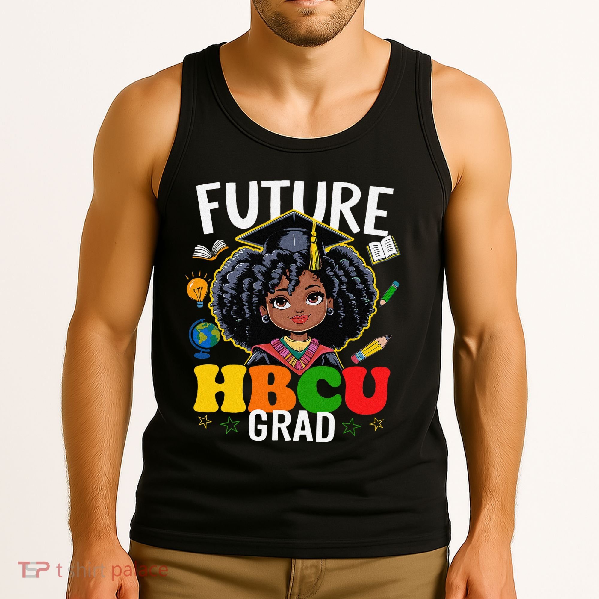 Future Hbcu Grad Afro Black History Month Tank Top