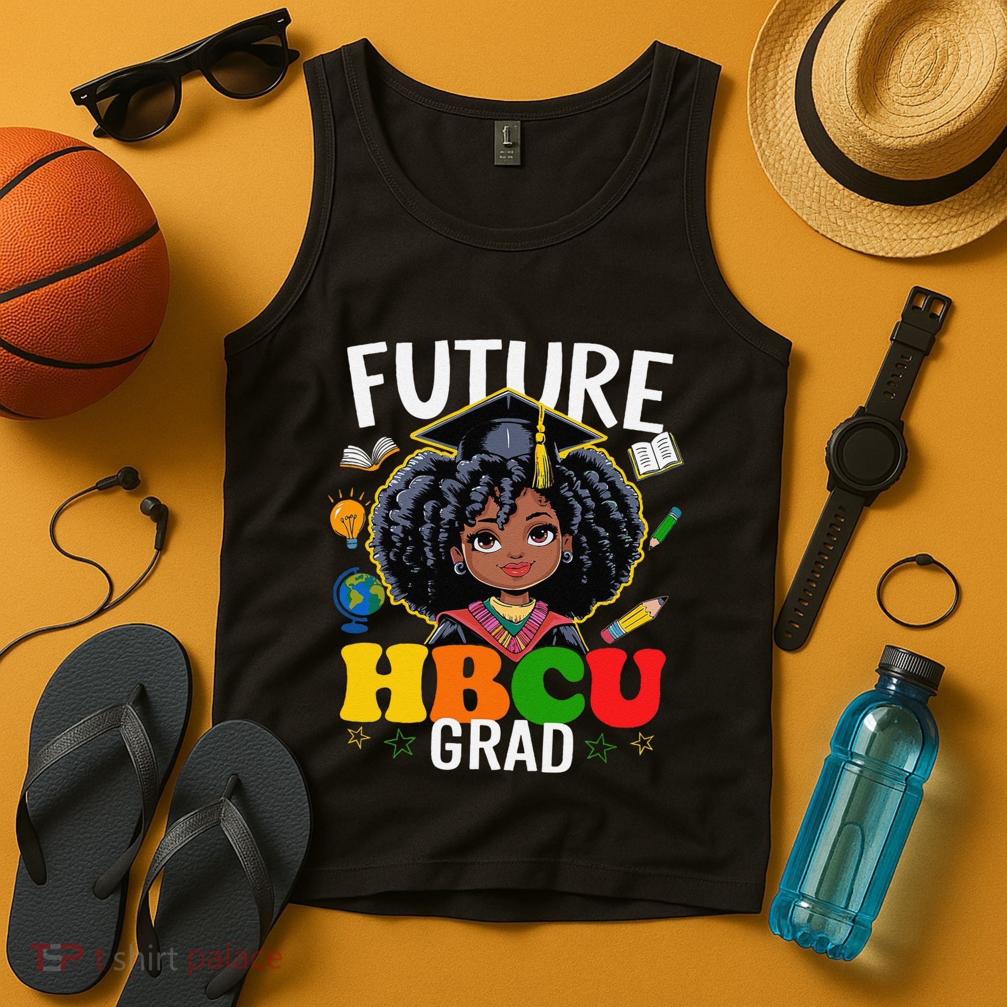 Future Hbcu Grad Afro Black History Month Tank Top