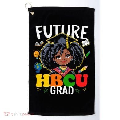 Future Hbcu Grad Afro Black History Month Golf Towel