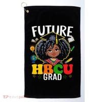 Future Hbcu Grad Afro Black History Month Golf Towel thumb 0