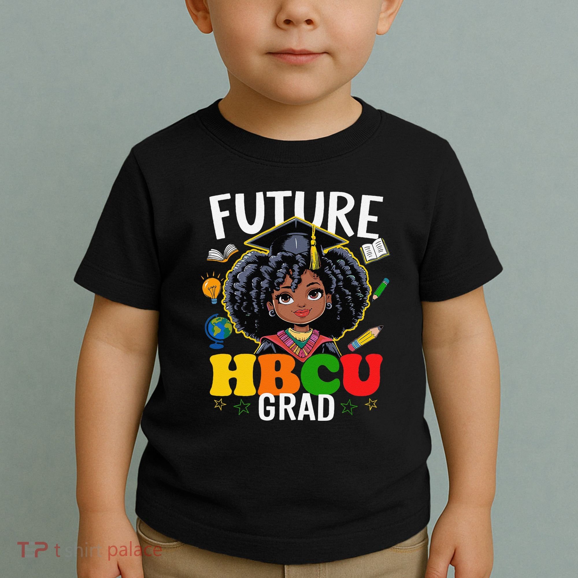 Future Hbcu Grad Afro Black History Month Toddler T-Shirt