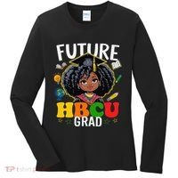 Future Hbcu Grad Afro Black History Month Women's Long Sleeve Shirt thumb 0