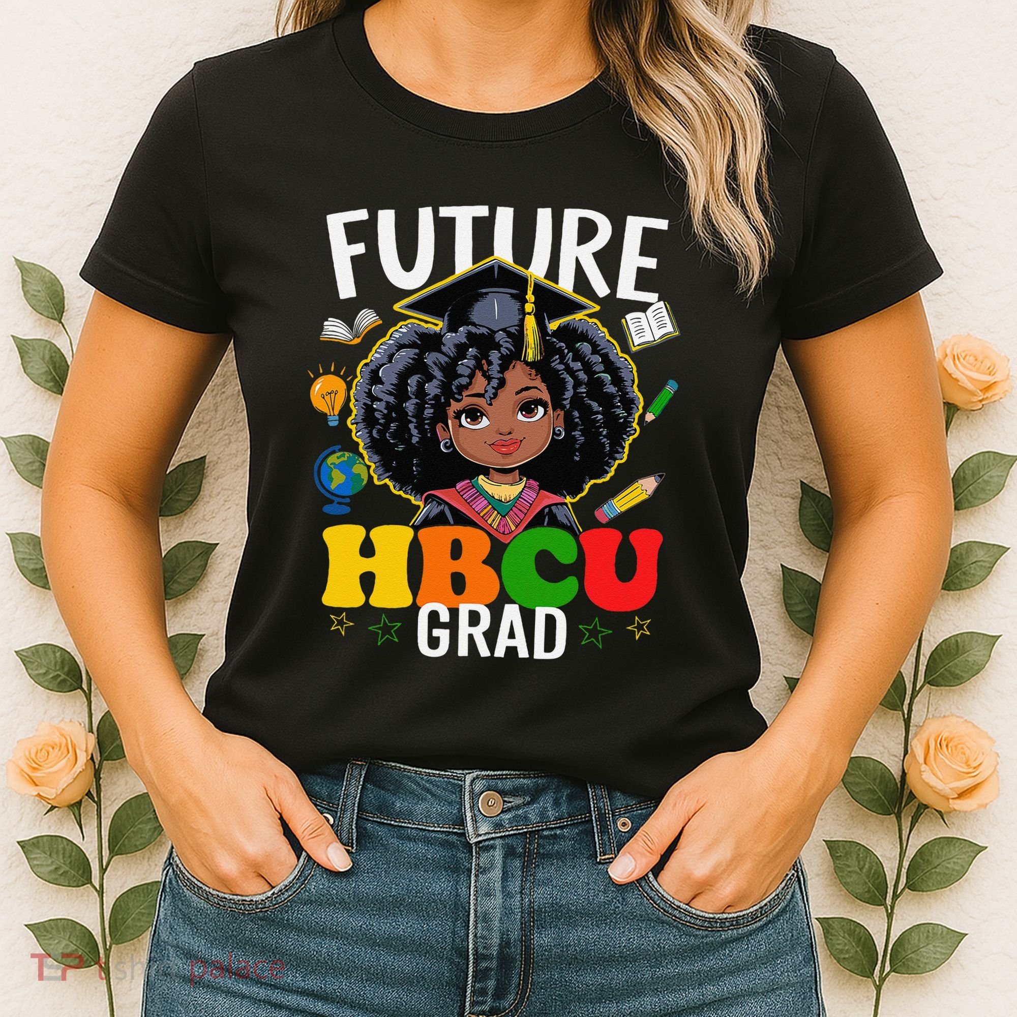 Future Hbcu Grad Afro Black History Month Women's T-Shirt
