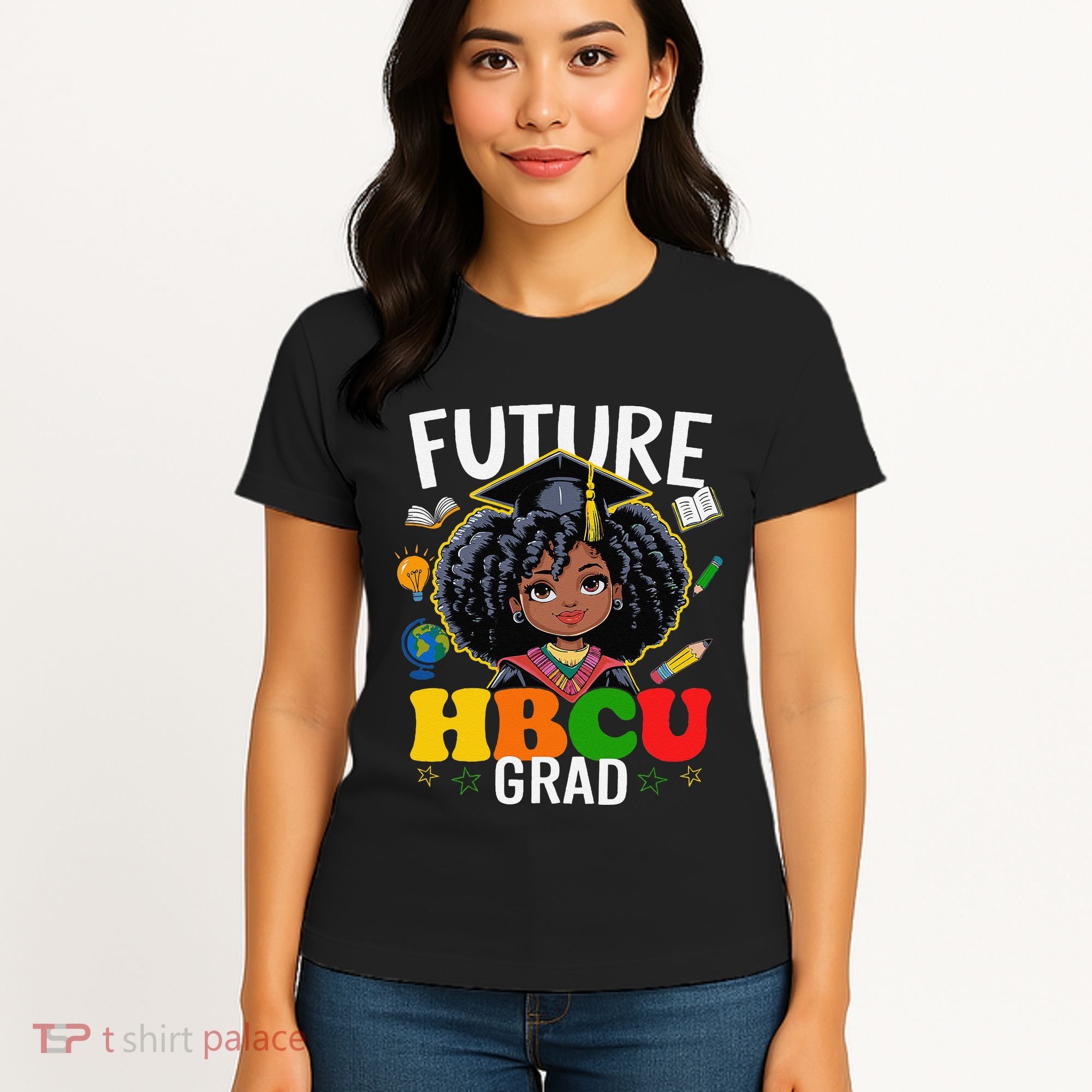 Future Hbcu Grad Afro Black History Month Women's T-Shirt
