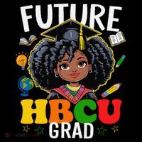 Future Hbcu Grad Afro Black History Month Women's T-Shirt thumb 6