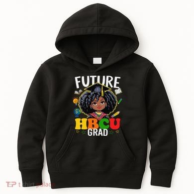 Future Hbcu Grad Afro Black History Month Kids Hoodie