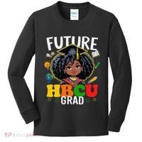 Future Hbcu Grad Afro Black History Month Kids Long Sleeve Shirt thumb 0
