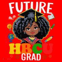 Future Hbcu Grad Afro Black History Month Santa Hat thumb 1