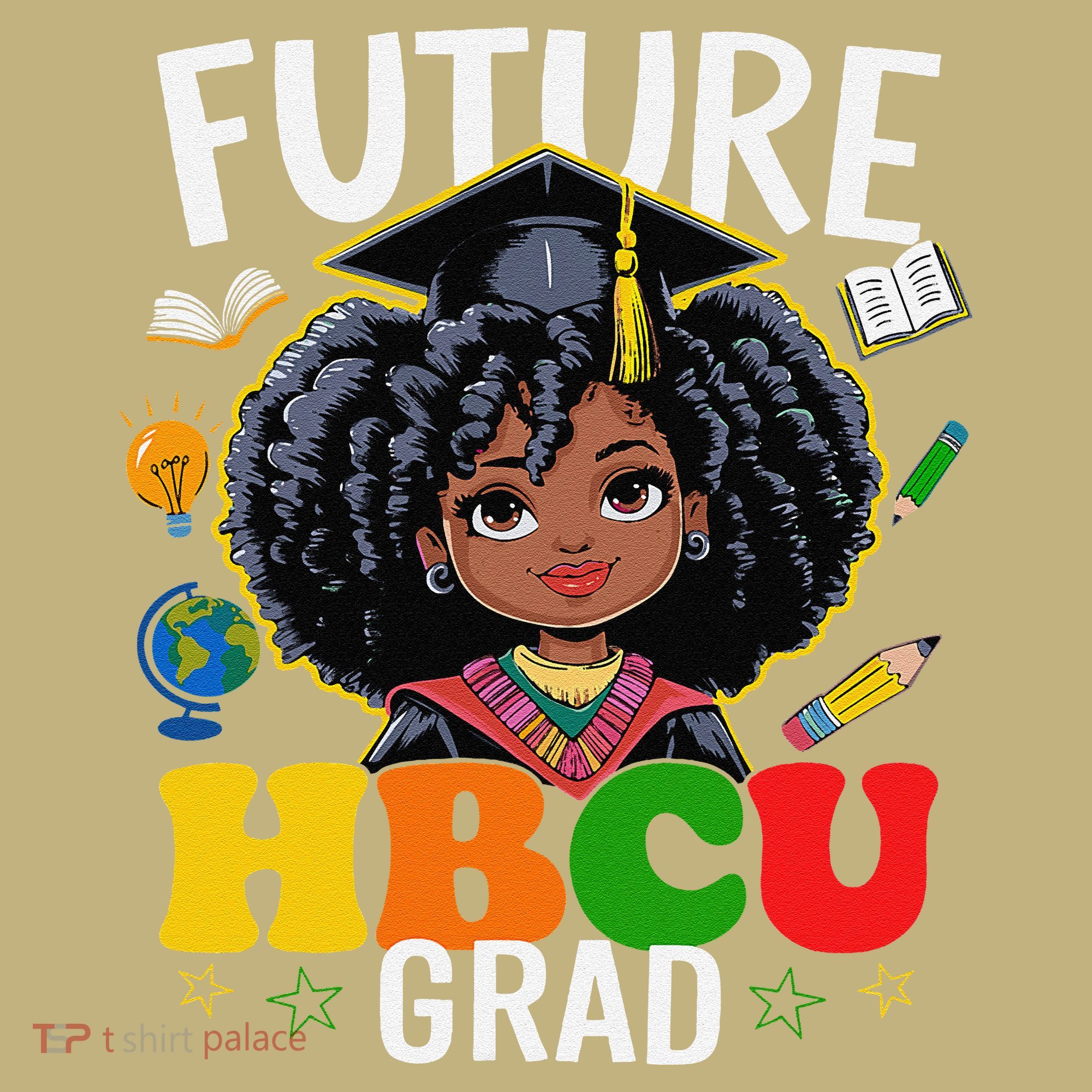 Future Hbcu Grad Afro Black History Month Yupoong Adult 5-Panel Trucker Hat