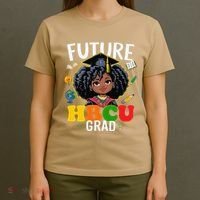 Future Hbcu Grad Afro Black History Month T-Shirt thumb 4