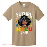 Future Hbcu Grad Afro Black History Month Kids T-Shirt thumb 0
