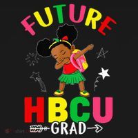 Future HBCU Grad Girl Graduation HBCU Women's Hoodie thumb 2