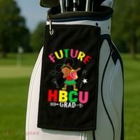 Future HBCU Grad Girl Graduation HBCU Golf Towel thumb 2