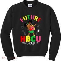 Future HBCU Grad Girl Graduation HBCU Kids Sweatshirt thumb 0