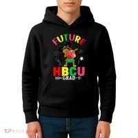 Future HBCU Grad Girl Graduation HBCU Kids Hoodie thumb 4