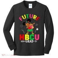 Future HBCU Grad Girl Graduation HBCU Kids Long Sleeve Shirt thumb 0
