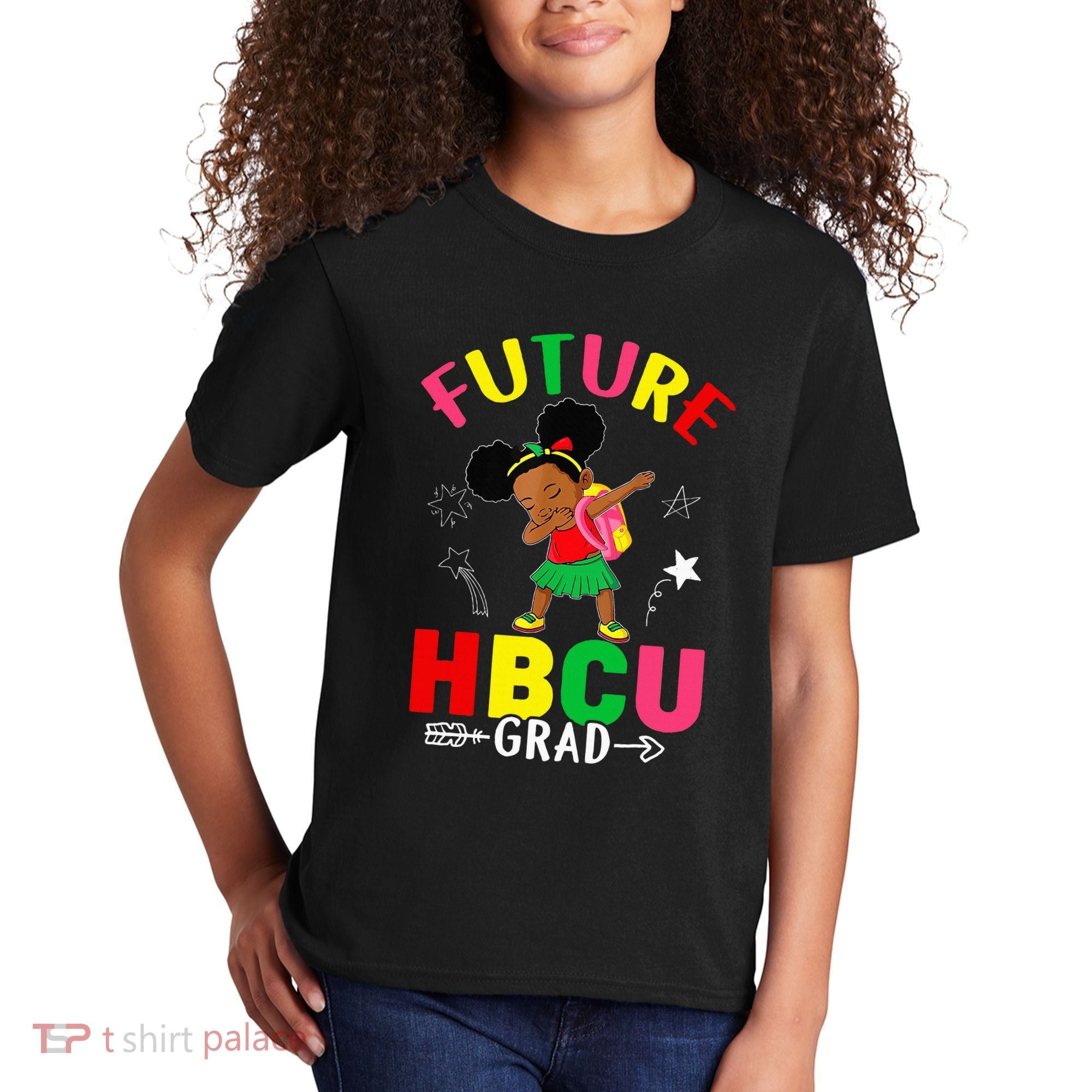Future HBCU Grad Girl Graduation HBCU Kids T-Shirt