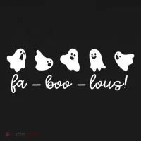 Faboolous Halloween Ghosts Cute Doggie Tank thumb 4