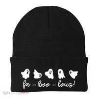 Faboolous Halloween Ghosts Cute Beanie thumb 0