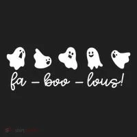 Faboolous Halloween Ghosts Cute Beanie thumb 2
