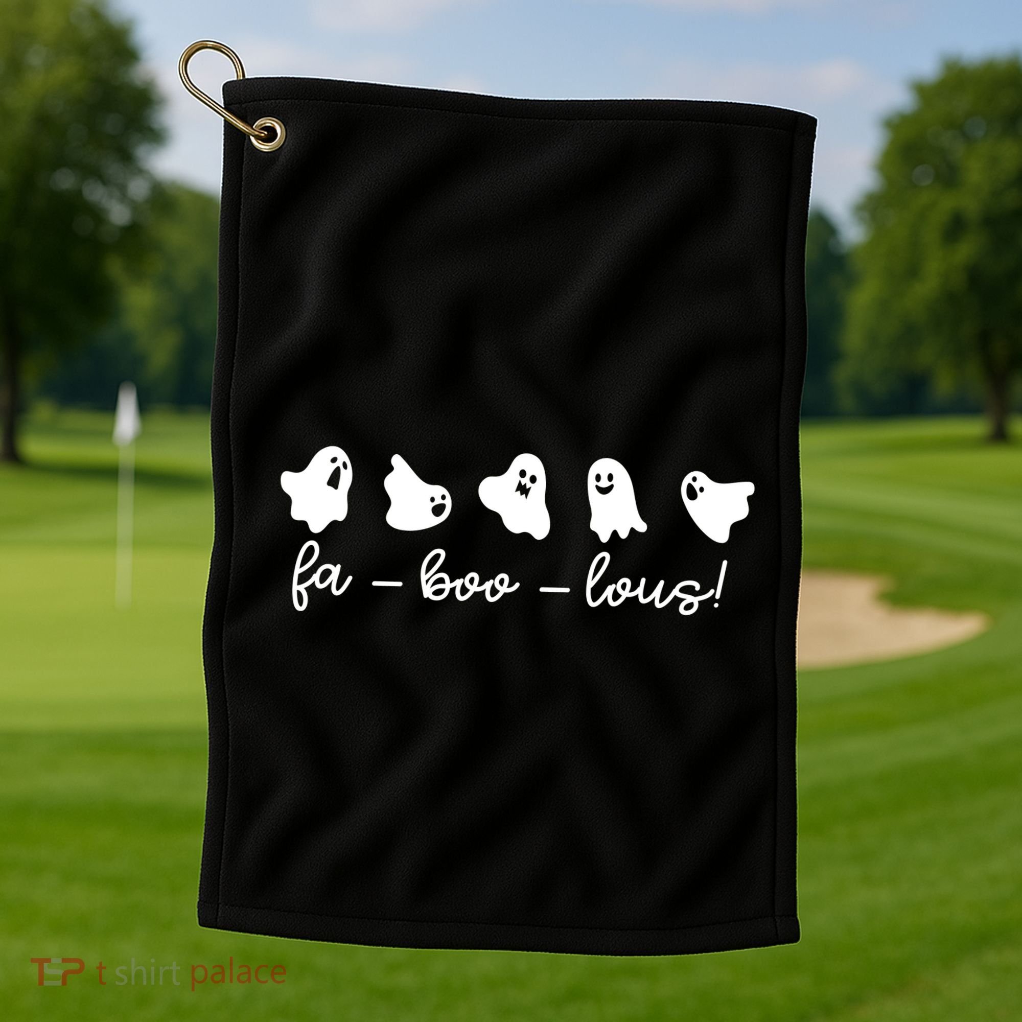 Faboolous Halloween Ghosts Cute Golf Towel