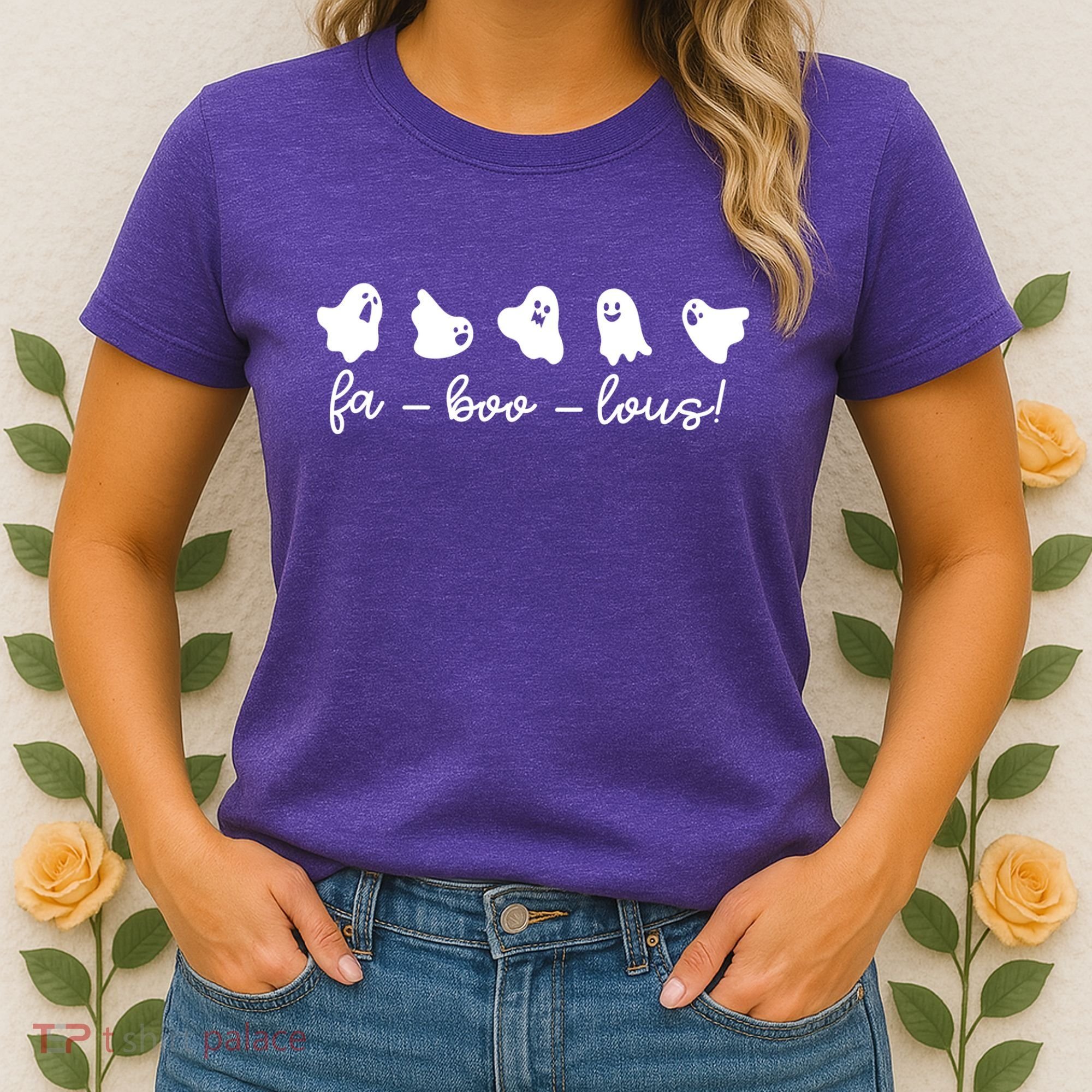 Faboolous Halloween Ghosts Cute Women's T-Shirt