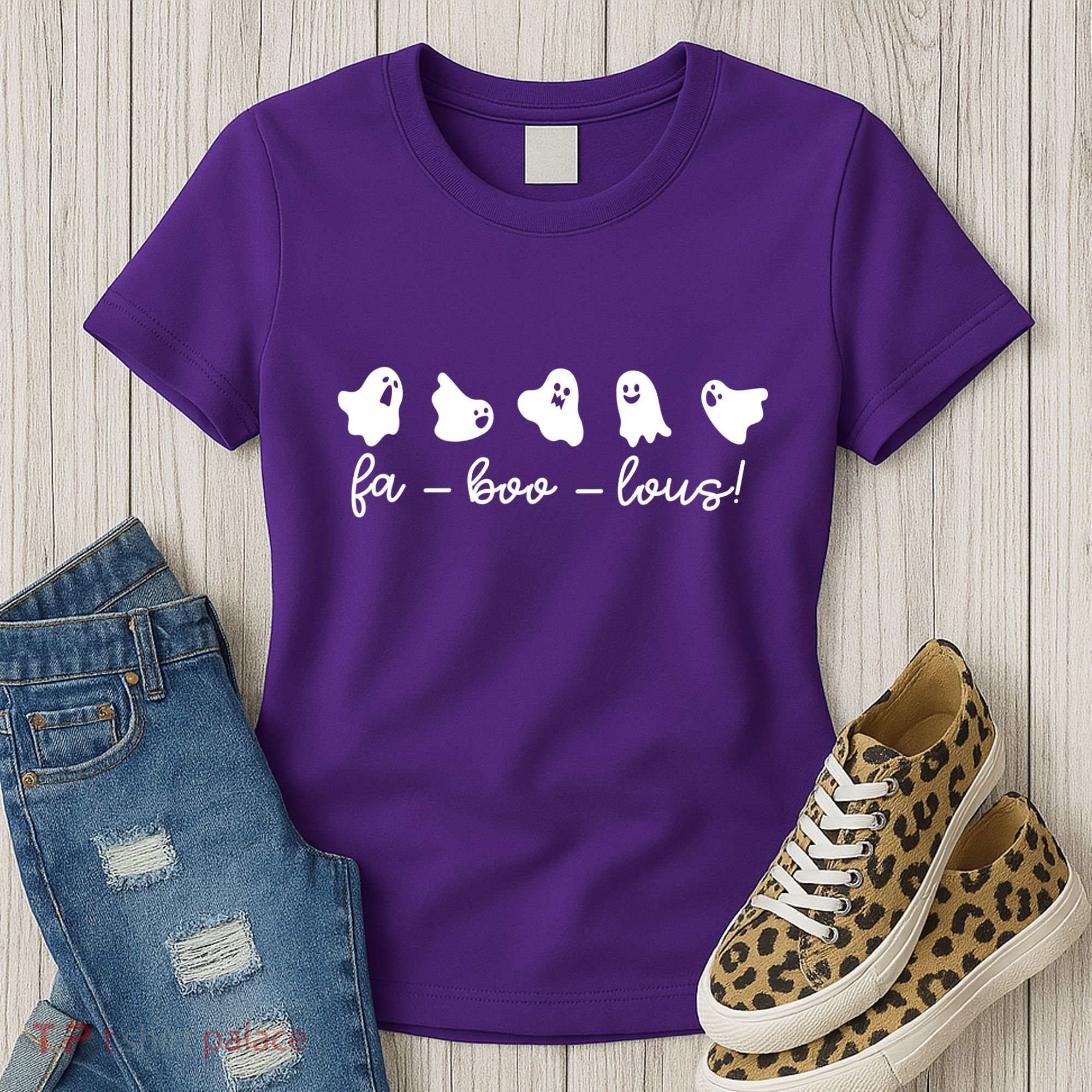 Faboolous Halloween Ghosts Cute Women's T-Shirt