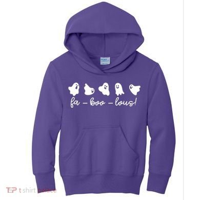 Faboolous Halloween Ghosts Cute Kids Hoodie