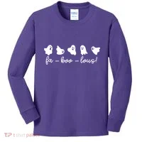 Faboolous Halloween Ghosts Cute Kids Long Sleeve Shirt thumb 0