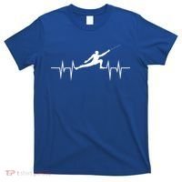 Fencing Heartbeat Gift Fence Sport Sword Helmet Gift T-Shirt thumb 0