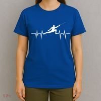 Fencing Heartbeat Gift Fence Sport Sword Helmet Gift T-Shirt thumb 4