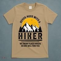 Funny Hiker Gift Hiking Lover Outdoor Quote Gift T-Shirt thumb 5