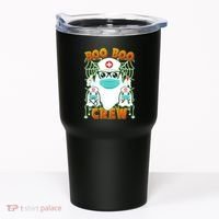 Funny Halloween Ghost Nurse Boo Boo Crew Tumbler thumb 0