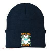Funny Halloween Ghost Nurse Boo Boo Crew Beanie thumb 0