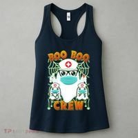 Funny Halloween Ghost Nurse Boo Boo Crew Women's Tank Top thumb 3