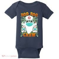 Funny Halloween Ghost Nurse Boo Boo Crew Baby Bodysuit thumb 0